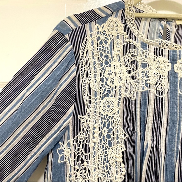 Sundance Women's Top Cotton Lace Cottagecore Feminine Cowgirl Size Large‎ - Picture 3 of 8